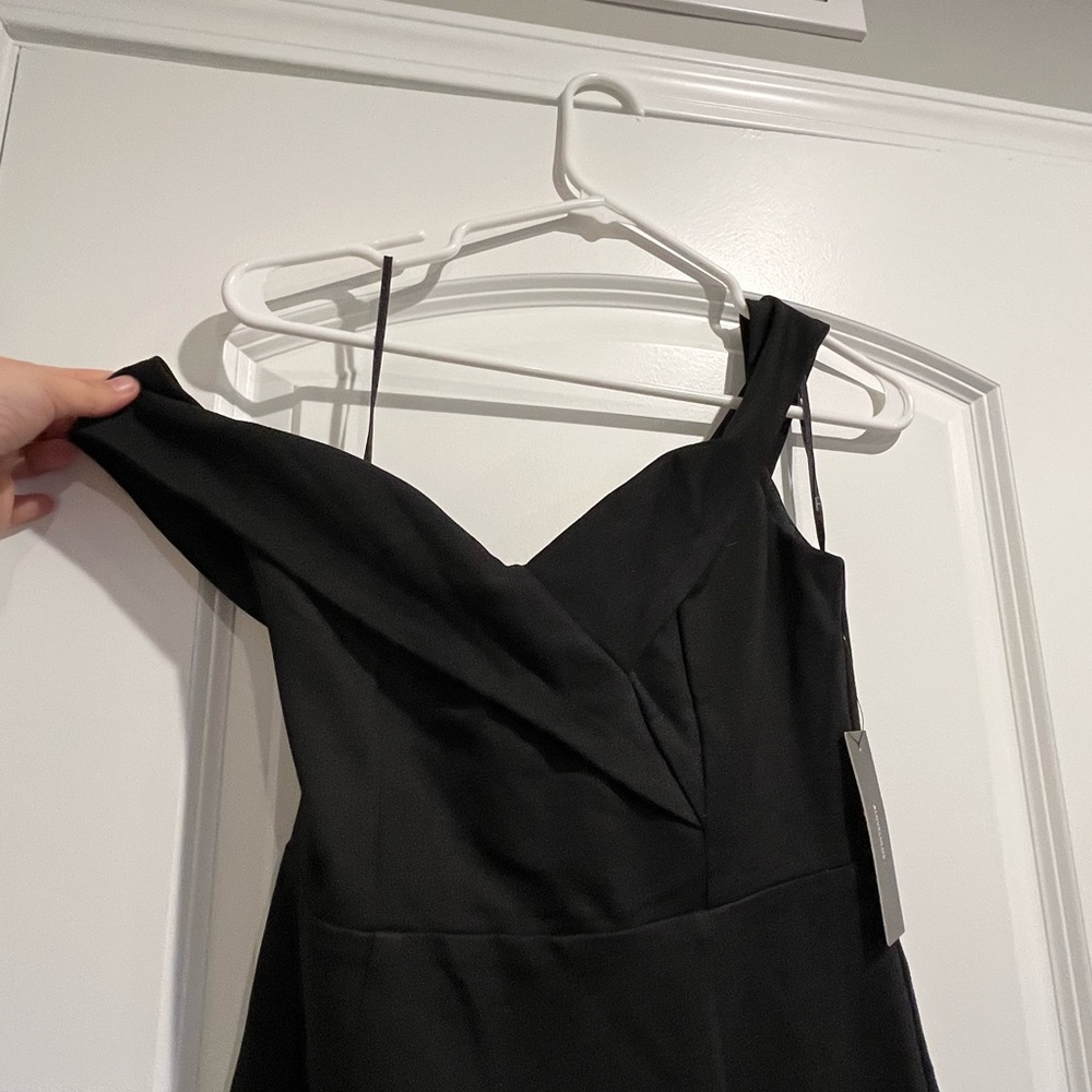 Brand New w Tags Lulu’s Classic Glam Off Shoulder Bodycon Dress Sz Med - Picture 3 of 5